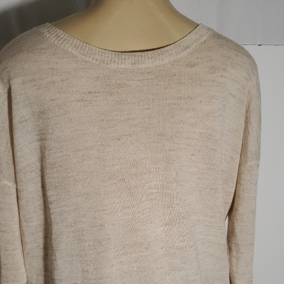 Lululemon Well Being Crew Sweater Linen Cream Size M - Picture 4 of 10